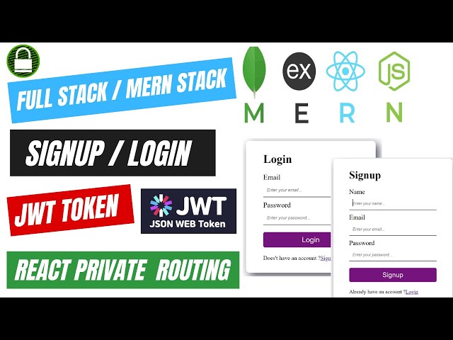 Complete Login/Signup MERN Stack | Mongo, Express, React and Node Authentication with Deployment