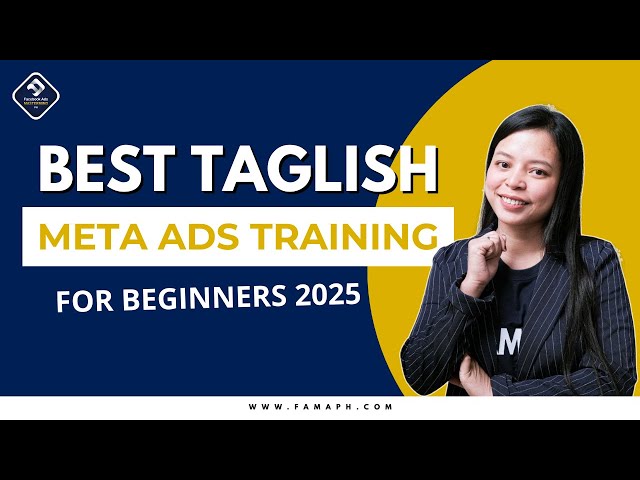 Best Taglish Meta Ads Training for Beginners 2025