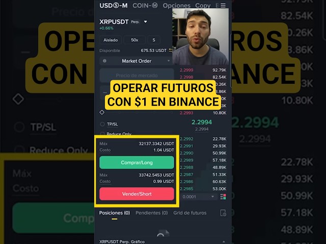 Trading $1 in Binance Futures #trading #binance