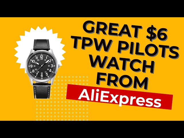 TPW Pilots Watch Review. A must for your budget watch collection.