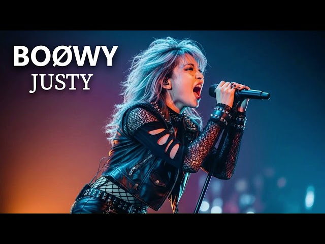 JUSTY - BOØWY │ Metal Pop Vocal Cover │ AI Generated Music Song