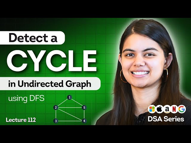 Detect a Cycle in Undirected Graph using DFS | Data Structure & Algorithms