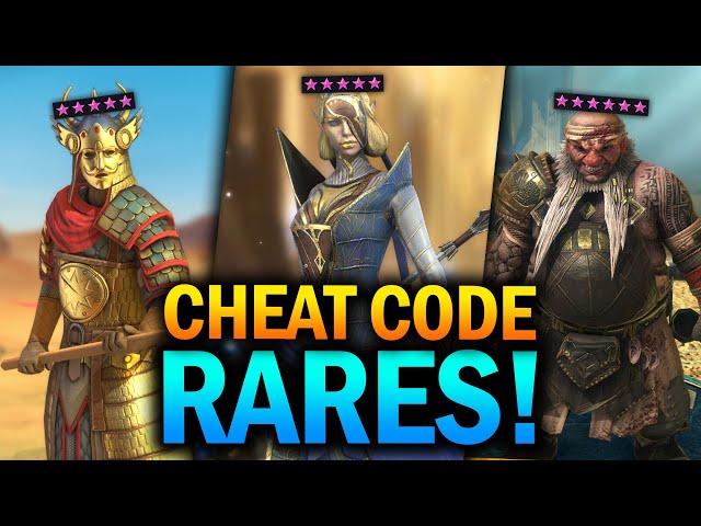 13 BEST RARE CHEATCODES to Build for Doom Tower - Raid Shadow Legends Champion Tier List