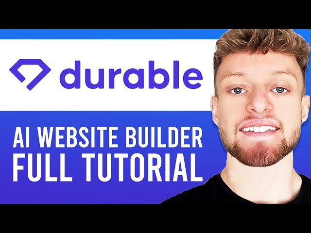 Durable AI Website Builder Tutorial (Step By Step Walkthrough)