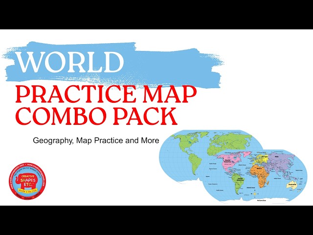 Make Geography Fun: Interactive World Map Combo Pack for Classrooms & Homeschool!