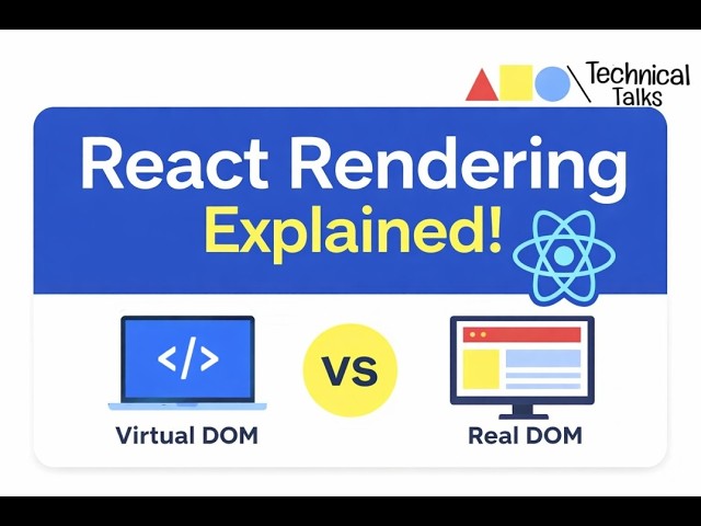 React Rendering Explained in 10 Minutes ⚡ | Virtual DOM vs Real DOM