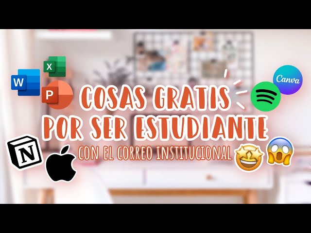 COSAS GRATIS POR SER ESTUDIANTE || VENTAJAS DEL CORREO ACADÉMICO || Vale Bolaños