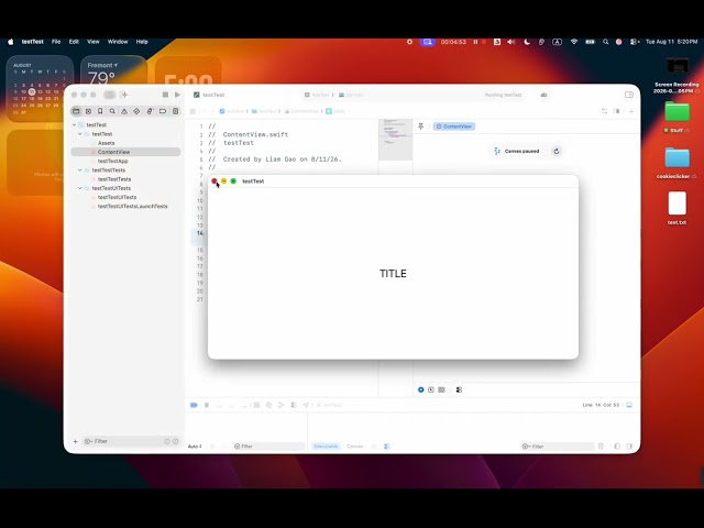 App making with Swift UI
