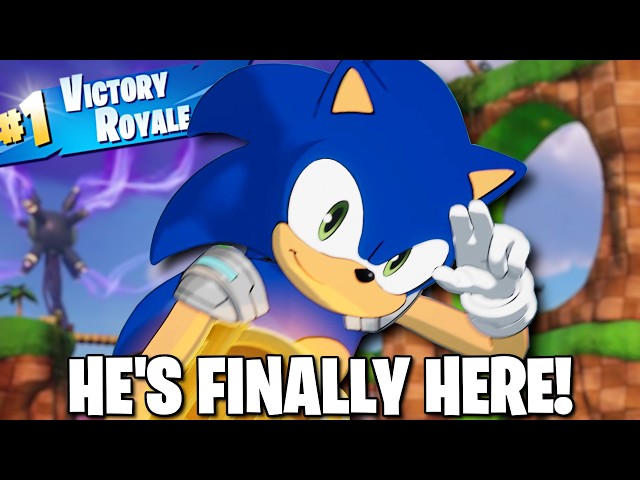 SONIC IS FINALLY IN FORTNITE! | Fortnite: Override with DaveAce, FezzedPenguin, and Pup I guess