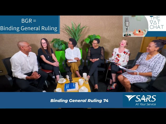 SARS Podcast - Binding General Ruling 74