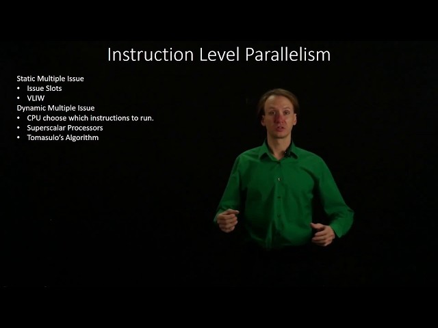 1.  Introduction to Instruction Level Parallelism
