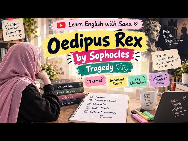 Oedipus Rex by Sophocles | Complete Story, Themes, Characters & Important Events | BS English