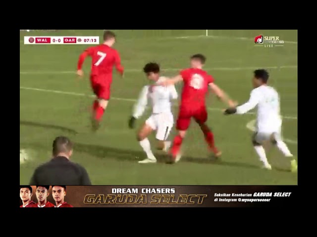 garuda select tahan imbang 1:1 walsall fc under 18