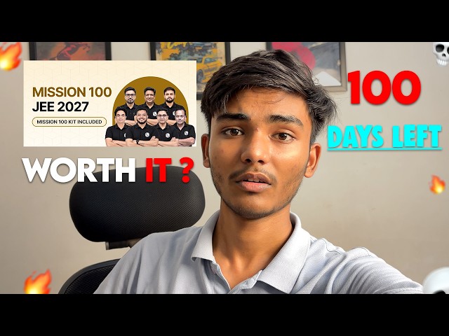 100 Days Comeback Plan For Jee 2027 🔥 