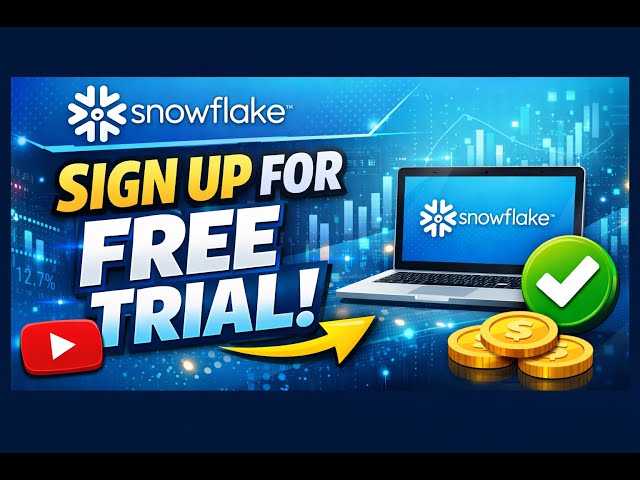 snowflake sign up for free trail