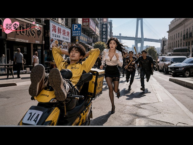美女總裁慘遭仇敵下藥追殺，路邊隨手攔了個外賣小夥獻身救命！殊不知小夥竟是剛下山的絕世武神，抬手間幫她解決仇敵追殺！女總裁事後拉著小夥解毒，隔天帶著千億資產上桿子求婚！#找个外卖小伙是战神