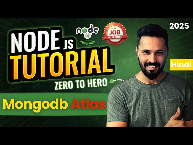 Node JS Tutorial in Hindi #59 MongoDB Atlas Introduction