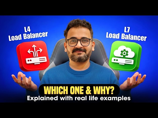 Layer 4 vs Layer 7 Load Balancer | Stop Guessing in Interviews