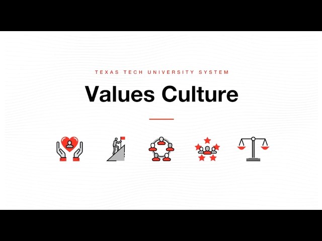 Texas Tech University System 2026 Values Culture