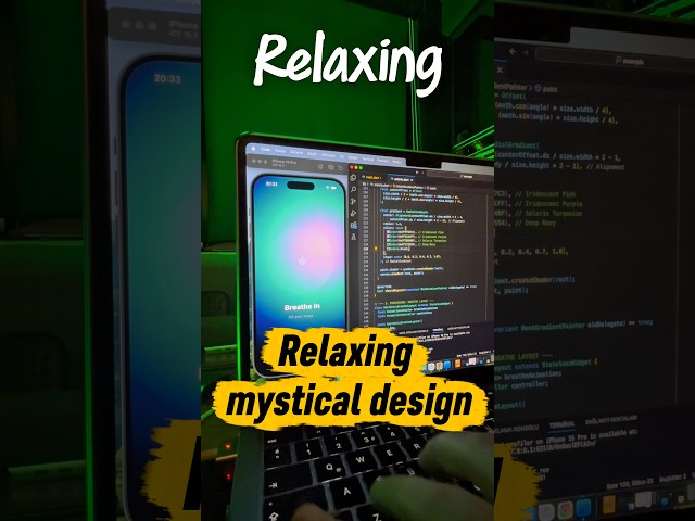 Relaxing Mystical Design 🔥 #yazılım  #flutterui  #flutter #code #mobile #developer #coding