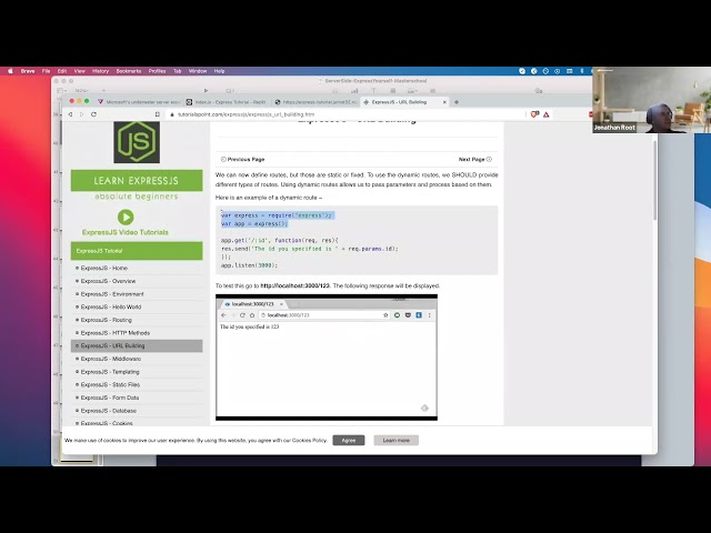 From Frontend to Full-Stack: Teaching Node and Express Live