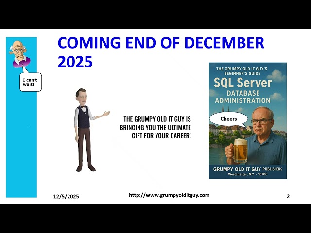 Amazon books by The Grumpy Old IT Guy