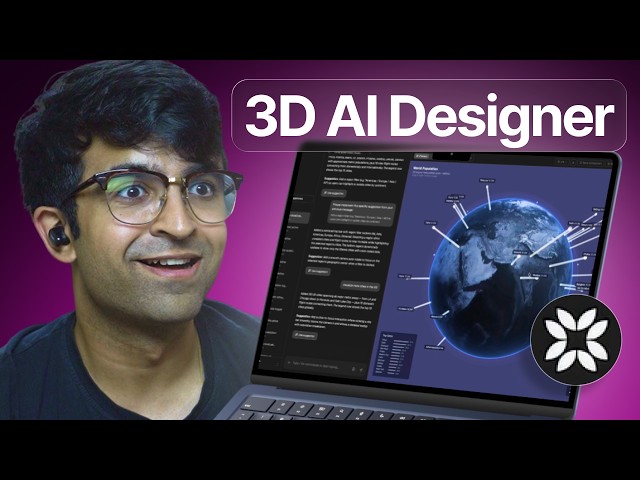 New 3D Website Designer Will Blow Your Mind 😱 + $15,000 Prize! Omma by Spline Tool