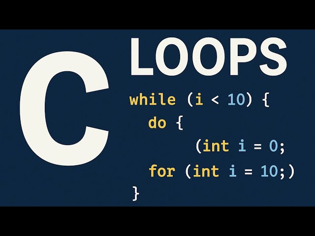 Master Loops in C Programming | For, While & Do-While Explained#CProgramming #CodingForBeginners #