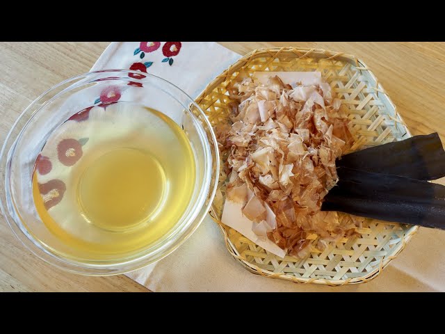 How to make bonito and kelp broth and Tsukudani (simmered food in soy sauce) / Japanese recipe
