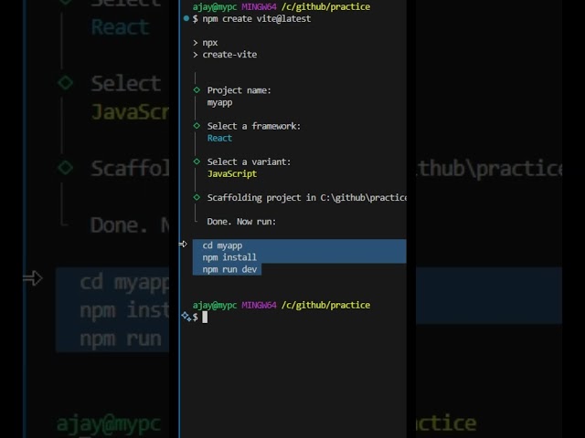 How to setup React js in 20 seconds