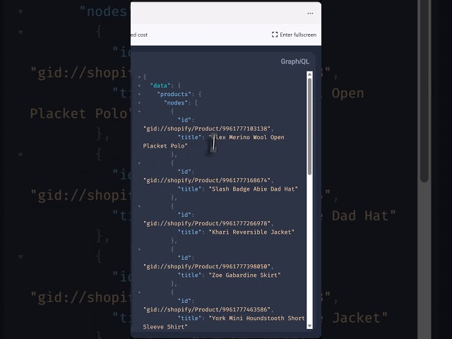 Fetch Shopify Products with GraphQL Fast, Easy, and Powerful Method #shopifyapi #shopifygraphql
