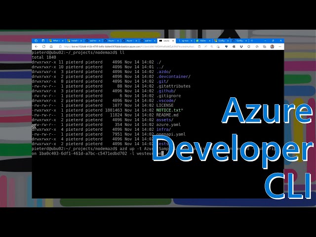 Azure developer cli (azd)