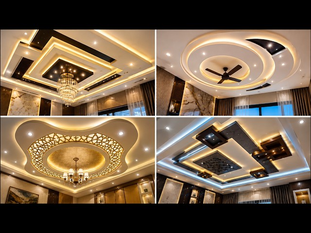 Modern Ceiling Trends 2026 | Designer POP & Gypsum Concepts with LED Lighting