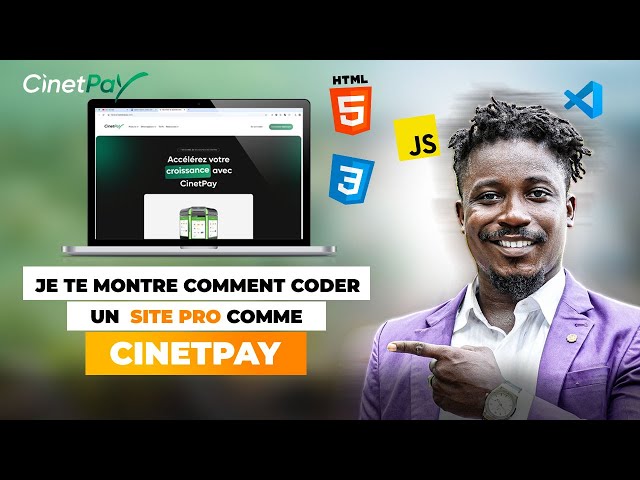 Code un site moderne & responsive comme CinetPay | Intégration web de A à Z
