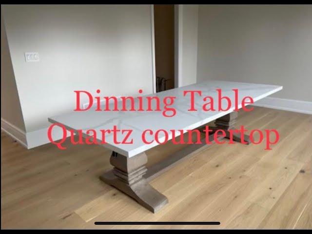 Dinning Table Quartz Countertop #slstoneworks #homedecore