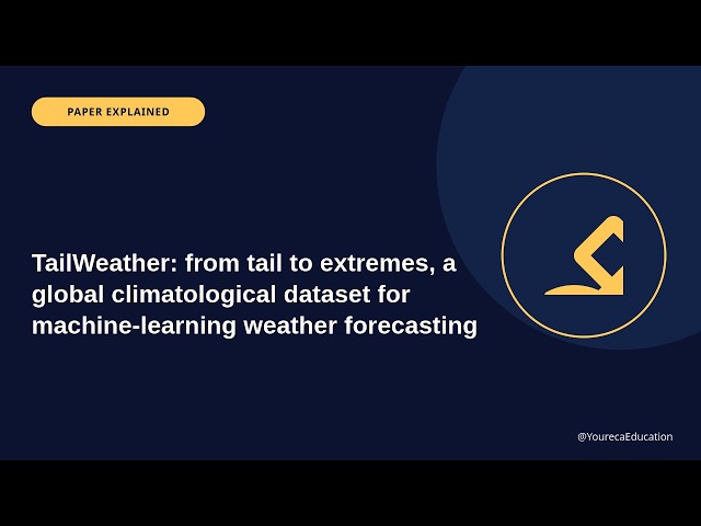 TailWeather: a global climatological dataset for machine-learning weather forecasting
