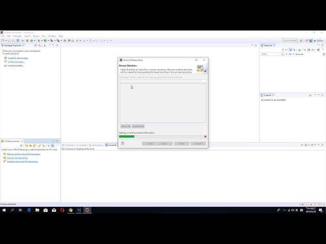 How to  import a project from Git or Github in eclipse  (Springboot)