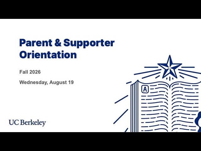 Fall 2026 Parent & Supporter Orientation