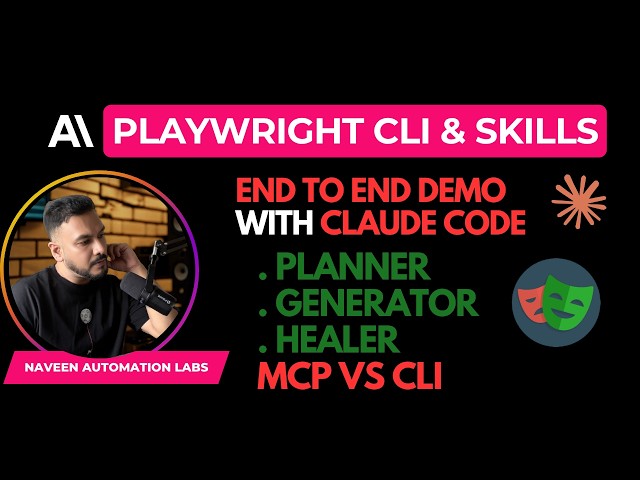 Playwright CLI & Skills - End To End Demo | Playwright MCP vs CLI Skills | Token Consumption