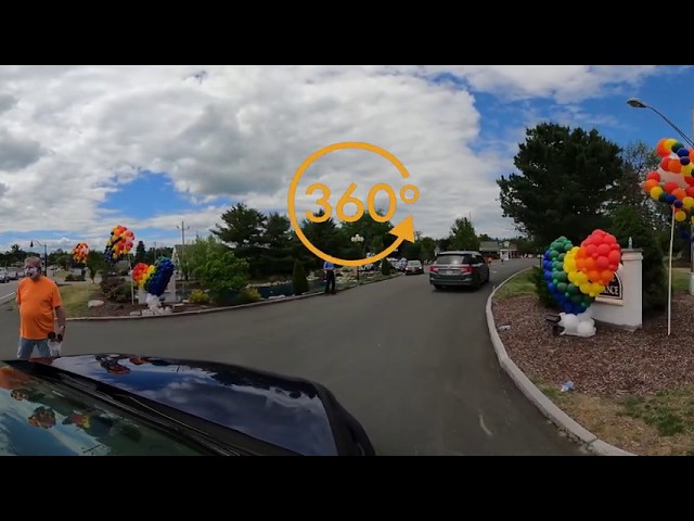 Testing GoPro Max spatial 360 audio at a drive through fundraiser (how to guide in description)