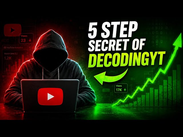 How @Decodingyt Cracks the YouTube Algorithm (5-Step Growth Formula)
