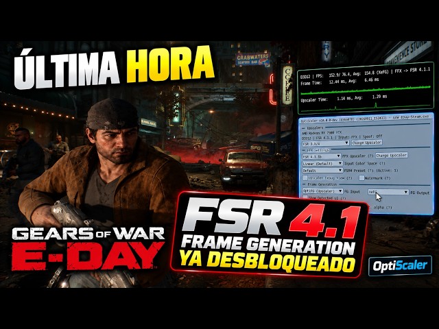 BOMBSHELL! OptiScaler UNLOCKS Gears of War: E-Day