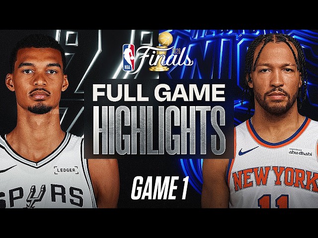 SPURS vs KNICKS FULL GAME 1 HIGHLIGHTS JUNE 1, 2026 NBA HIGHLIGHTS TODAY | NBA 2K26 GAMEPLAY
