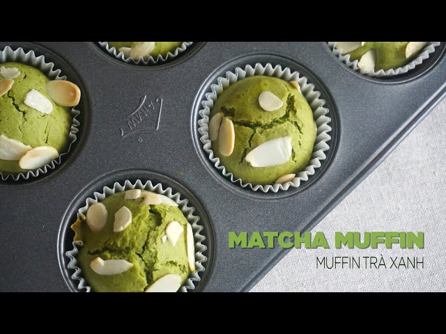 Matcha Muffin - Muffin Trà Xanh Matcha | Bakez - Baking Tutorials and Recipes