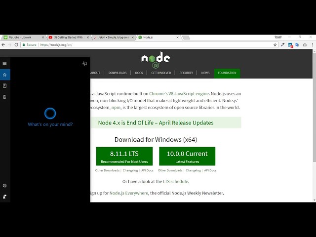 Node.js  Bangla tutorial Part - 1 | Install node js on Windows 10