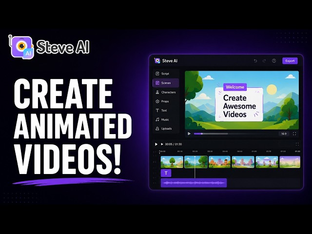 Steve Ai - Create Animated Videos in Minutes 2026 ( Full Tutorial )