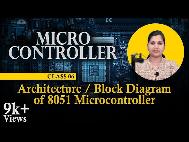 Architecture / Block Diagram of 8051 Microcontroller - Microcontroller and Its Applications