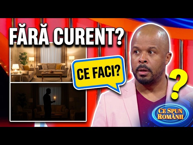 "Ce faci când rămâi fără curent?" | Ce spun românii