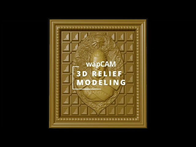 The Witcher Relief in wapCAM | 3D Modeling with Vectors + AI | Tutorial